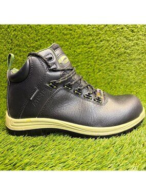 Avenger Breaker 6" Mens Size 11 Black Leather Composite Toe Safety Work Boots